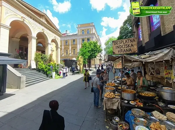 Kod Tržnice besplatna Indijska hrana!