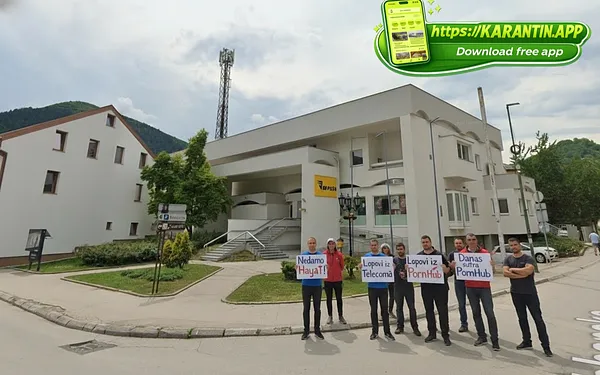 U Visokom nastavljeni protesti ispred Pošte!