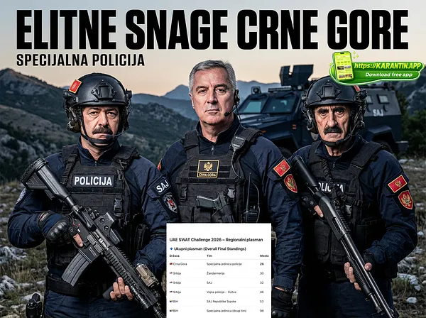 Crnogorski Specijalci najbolji na Balkanu!