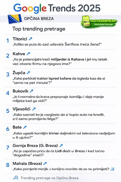 Šta se to pretraživalo na googleu u 2025 godini?