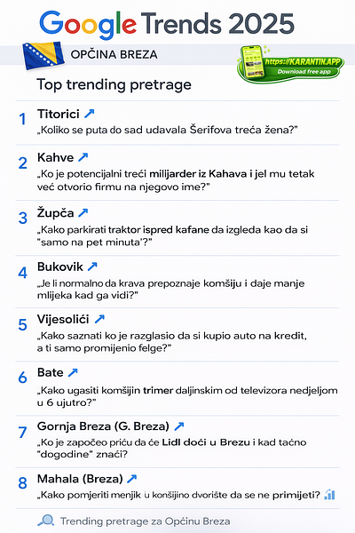 Šta se to pretraživalo na googleu u 2025 godini?