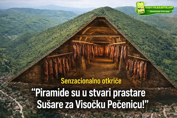 VIsočke Piramide su ustvari drevne Sušare Endemske Visočke Pečenice!