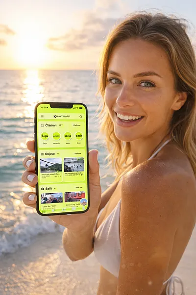 Karantin.app i naši modeli, i na kiši i na suncu!