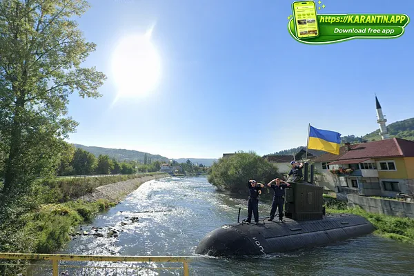 Alarmantno!! Ukrajinska podmornica izronila u Semizovcu!